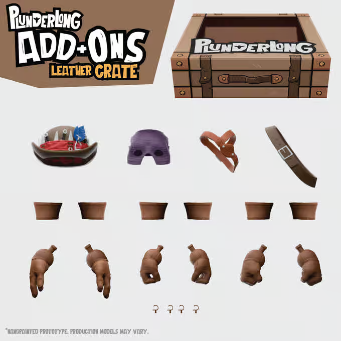 Plunderlong Leather Crate