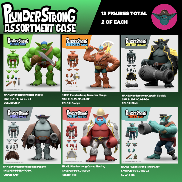 PlunderStrong Assortment (Case of 12)