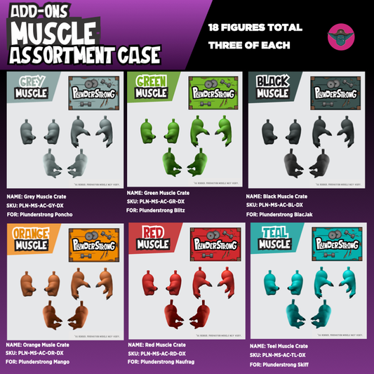 Add-Ons Muscle Assortment (Case of 18)