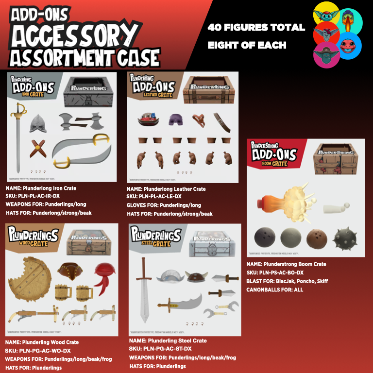 Add-Ons Accessories Assortment (Case of 40)